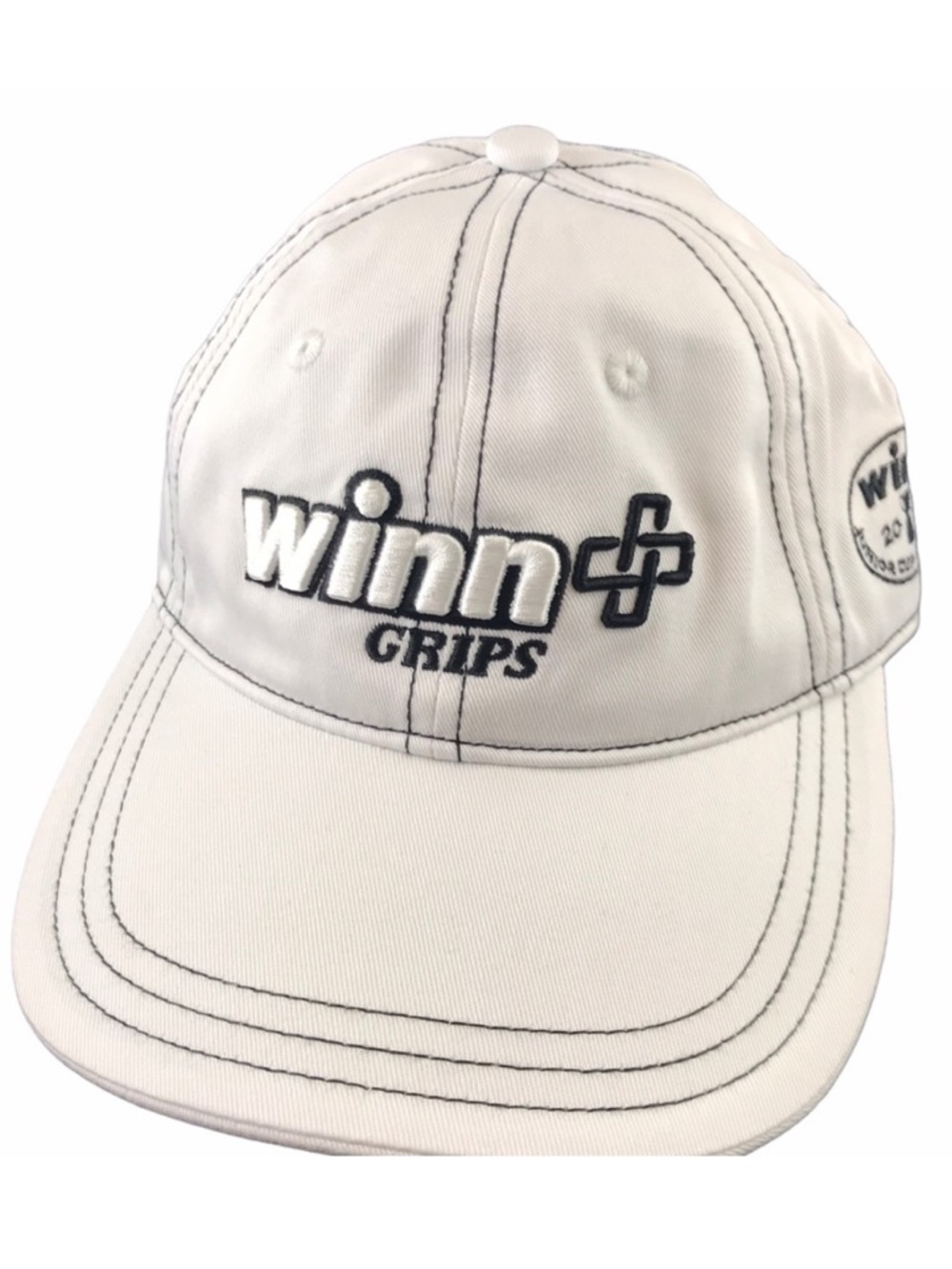 Winn Grips Embroidered White Golf Hat 2010 Jr Cup Challenge Best Grips Cotton OS